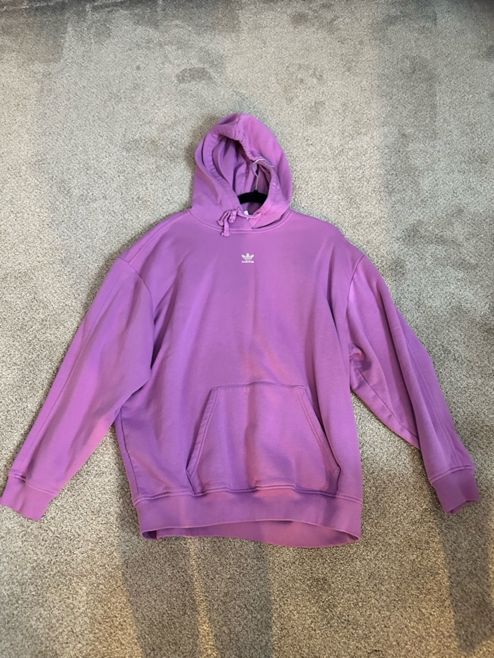 adidas Men’s Lavender Trefoil Pullover Hoodie